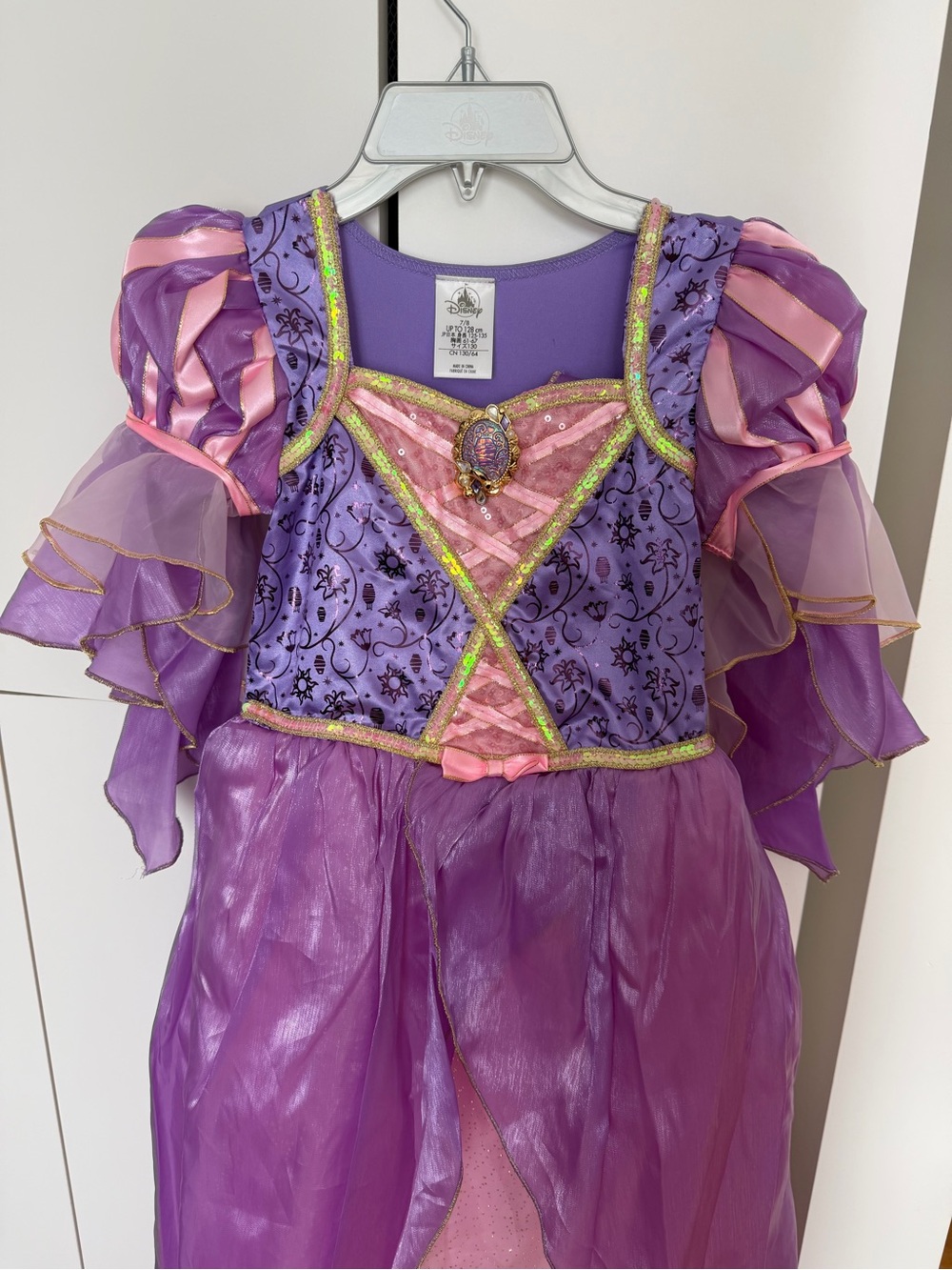 Disney Purple and Pink Rapunzel Princess Costume Dress